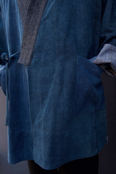 Japanese Farmer Coat - Vintage Denim - MS (NO RETURN)