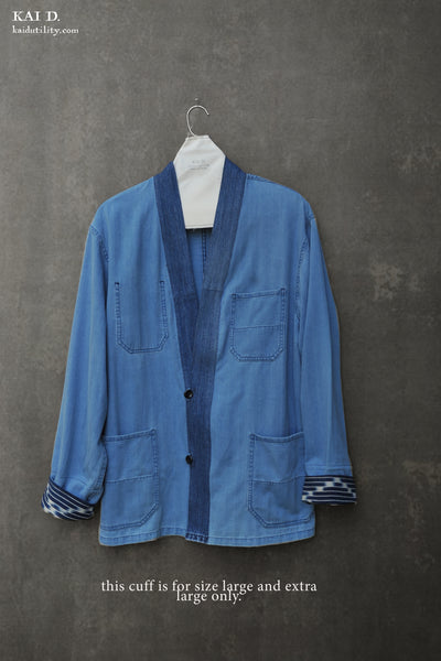Farmhand Kimono Jacket - Faded Indigo - L