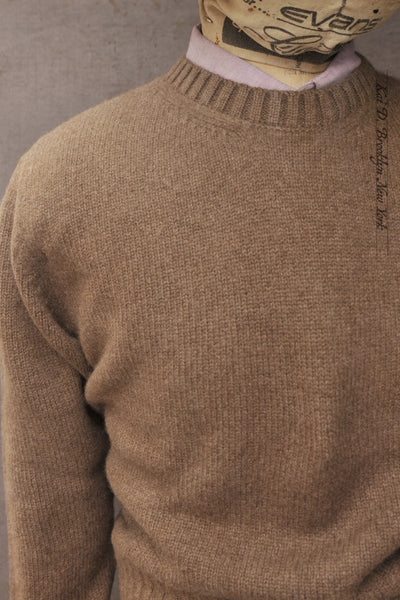 Mongolian Yak Wool Sweater - Fawn - S, M, L, XL, XXL