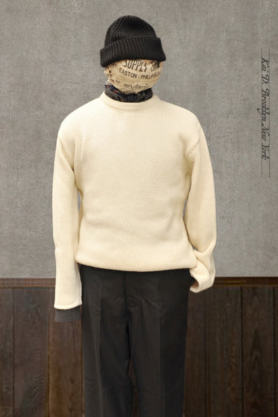 North Sea Sweater - Cream - M, L, XL