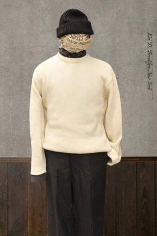 North Sea Sweater - Cream - M, L, XL