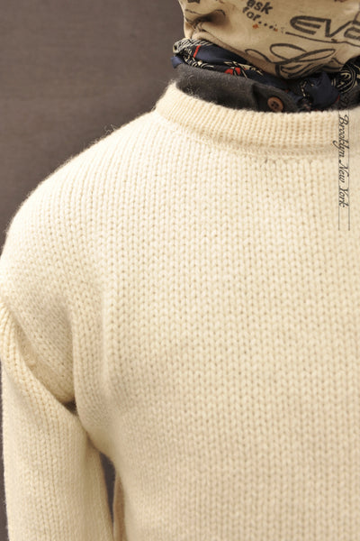 North Sea Sweater - Cream - M, L, XL