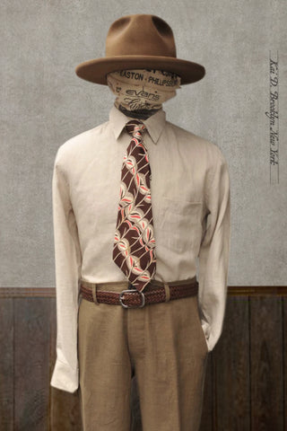 Belgian Linen Essential Shirt - Flax - 46, 48, 50, 52