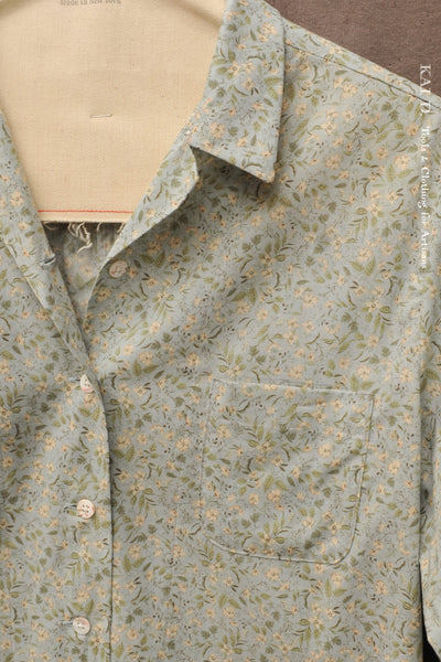 Margaret Shirt - Mini Vintage Floral - XS,S, M