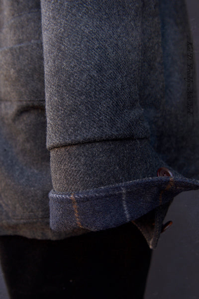 Folk House Kimono Jacket - Charcoal - XL (NO RETURN)