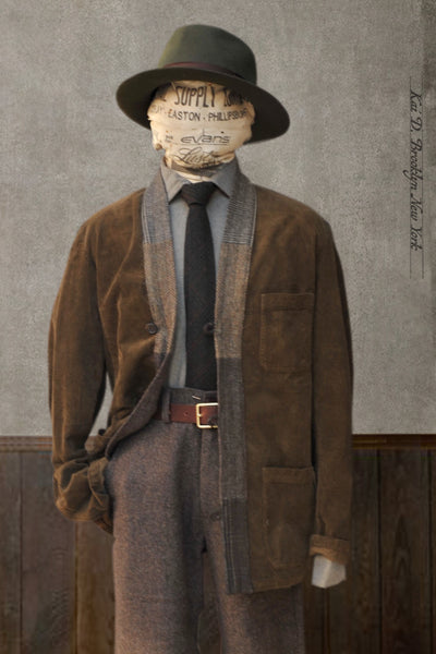 Folklorist Kimono Jacket - Chestnut - L (NO RETURN)