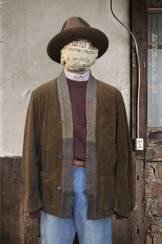 Folklorist Kimono Jacket - Chestnut - M