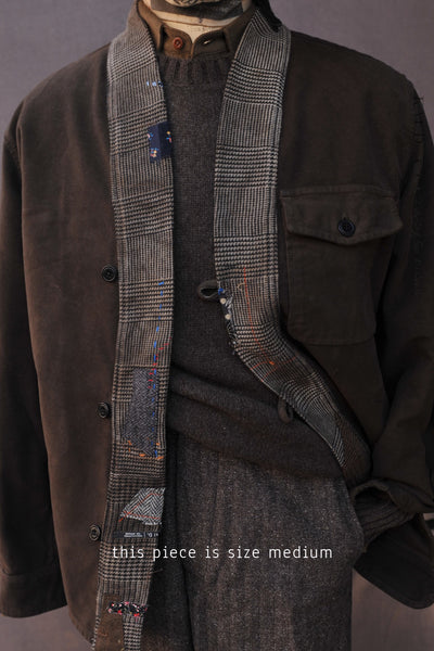 Forager Kimono shirt - Chocolate Brown - M, L
