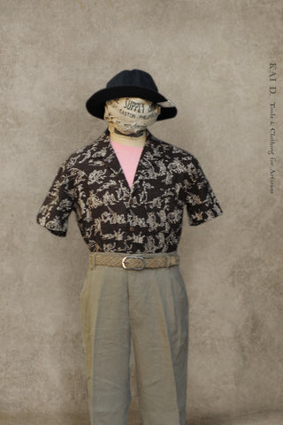 Short Sleeve Slater Shirt - Frog Print - M, L, XL, XXL