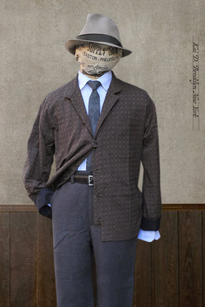 O'Hara Shirt - Diamond Shape Jacquard - M