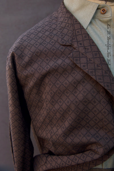 O'Hara Shirt - Diamond Shape Jacquard - S, M, L