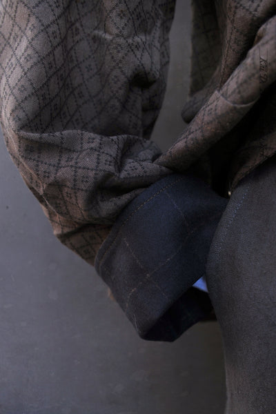 O'Hara Shirt - Diamond Shape Jacquard - M