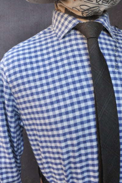 Lux Flannel Shirt - Gingham Check - L,XL