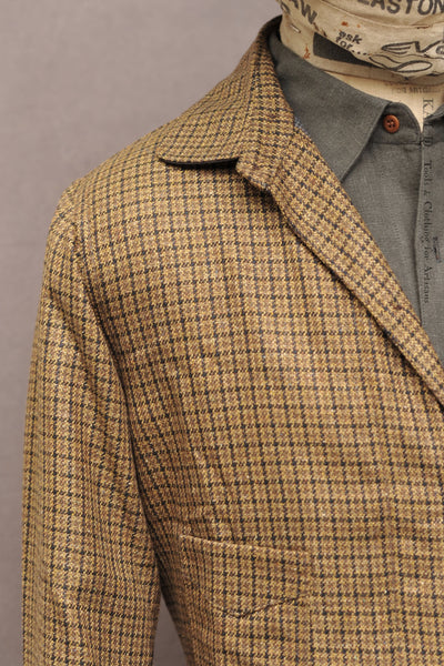 Degas Work Jacket - English Wool - Gold Check - M, L