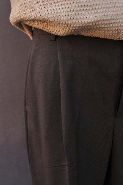 Grandad Trousers - Super 130s Cool Wool - 48