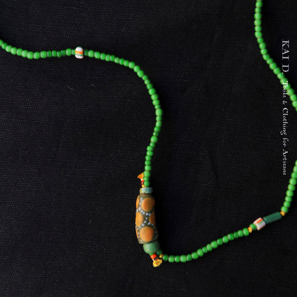 Handmade Beaded Necklace -  Rainforest