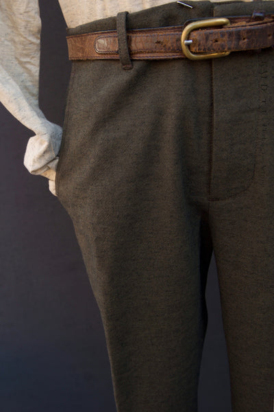 Borough Pants - Two Tone Cotton Linen Tweed - 30, 32, 34, 36, 38
