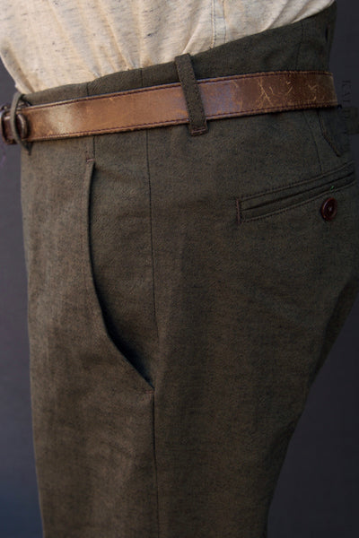 Borough Pants - Two Tone Cotton Linen Tweed - 30, 32, 34, 36, 38
