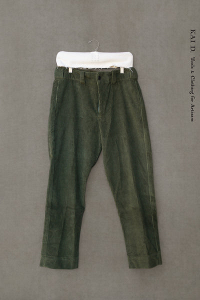 Countryman Corduroy Pants - Pine Green - M, L