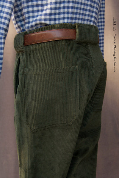 Countryman Corduroy Pants - Pine Green - M, L