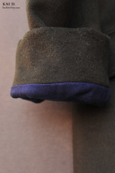 Keaton Trench Coat - Heavy Wool Cashmere -  M, L