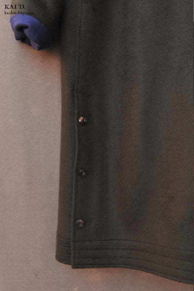 Keaton Trench Coat - Heavy Wool Cashmere -  M, L