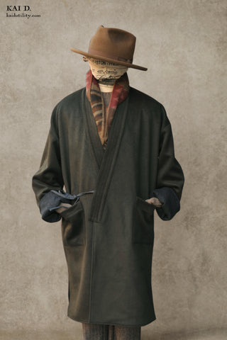 Full Length Japanese Farmer Coat - Terra Nova - S, M
