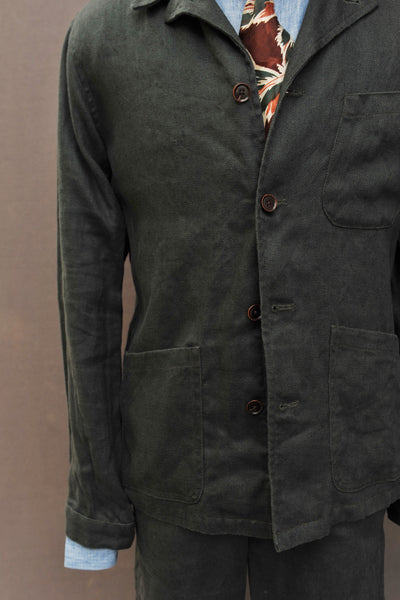 Leisure Jacket - Washed Heavy Linen - S, M, L, XXL