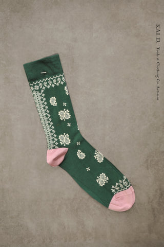 Geronimo Socks - Emerald Green