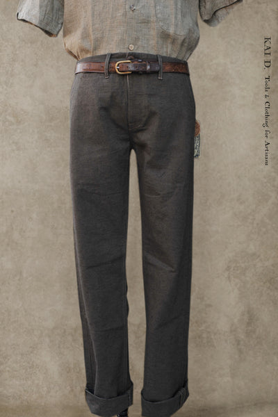 Bologna Slim Cut Trousers - Texture Green - 36