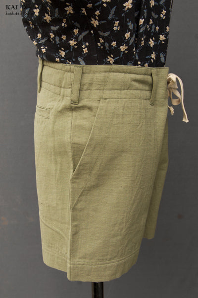 Obelisk Shorts -  Henna Green - 2. 3. 4