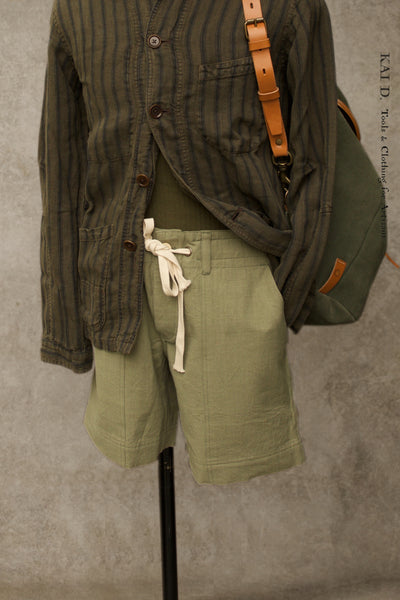 Obelisk Shorts -  Henna Green - 3, 4