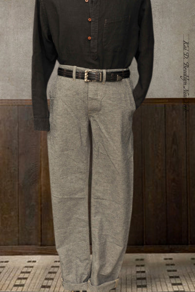 Bologna Slim Cut Trousers - Texture Grey - 30, 32, 36
