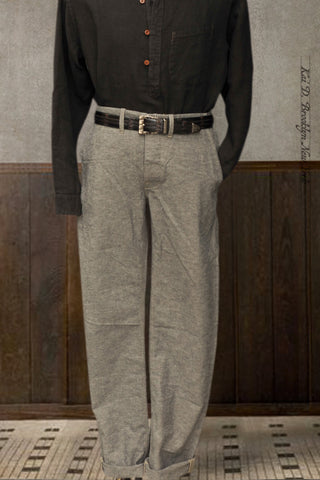 Bologna Slim Cut Trousers - Texture Grey - 30, 32, 36