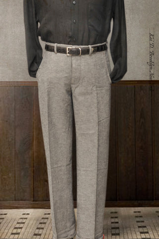 Borough Pants - Two Tone Cotton Linen Tweed - 30, 32, 34, 36