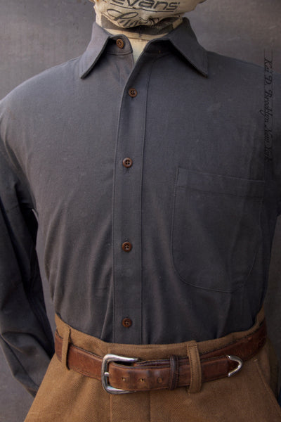 Cassady Shirt - Industrial Grey  - S, M, L, XL, XXL (Relaxed Cut)