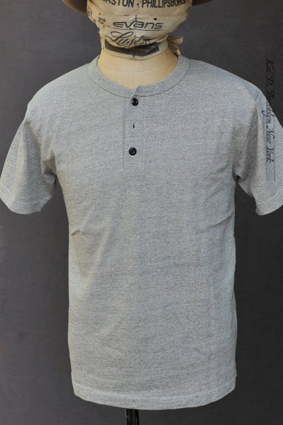 Ramayana Henley Tee - Grey Heather - S, M, L, XL (NO RETURN)