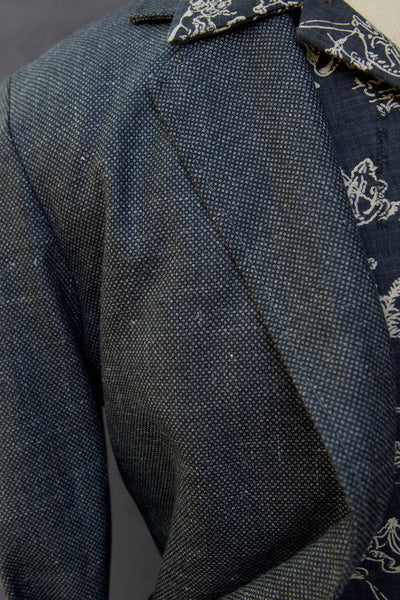 Shoemaker's Jacket - Grey Hopsack Tropical Wool - S, M, L, XL