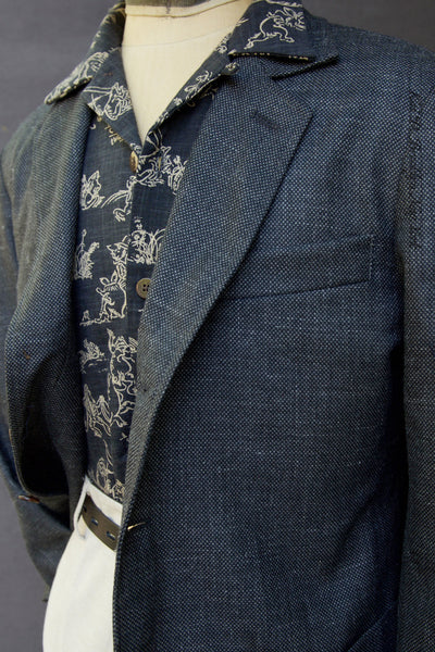 Shoemaker's Jacket - Grey Hopsack Tropical Wool - S, M, L, XL