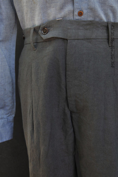 Journeyman Trousers - Asphalt Heavy Linen - 30, 32