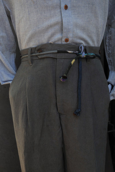 Journeyman Trousers - Asphalt Heavy Linen - 30, 32