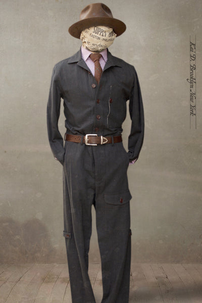 Lindbergh Flight Suit - Cotton Herringbone - M, L