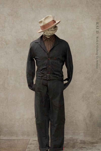 Lindbergh Flight Suit - Cotton Herringbone - M