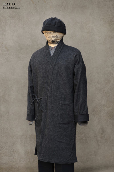 Full Length Japanese Farmer Coat - Nagamachi - Medium