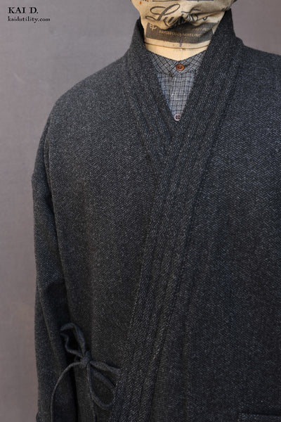 Full Length Japanese Farmer Coat - Nagamachi - Medium