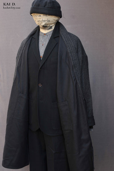 Full Length Japanese Farmer Coat - Nagamachi - Medium