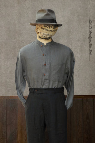 Okada Smock Shirt - Dove Grey - M, L, XL