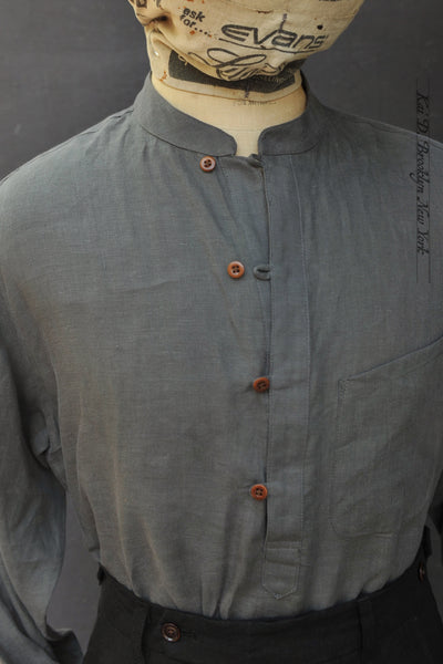 Okada Smock Shirt - Dove Grey - M, L, XL