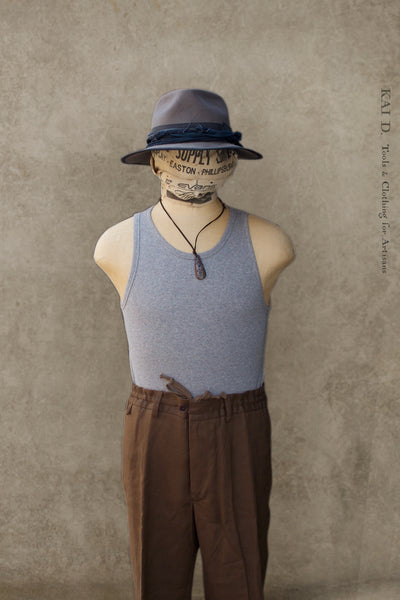 Gari Tank Top - Grey Heather - M, L