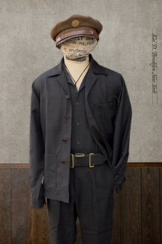 Architect Jacket - Deep Charcoal Virgin Wool - M, L, XL
